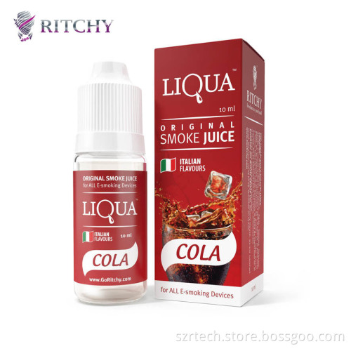 Refill E-Liquid for Electronic Cigarettes with New Arrival Cola Flavor